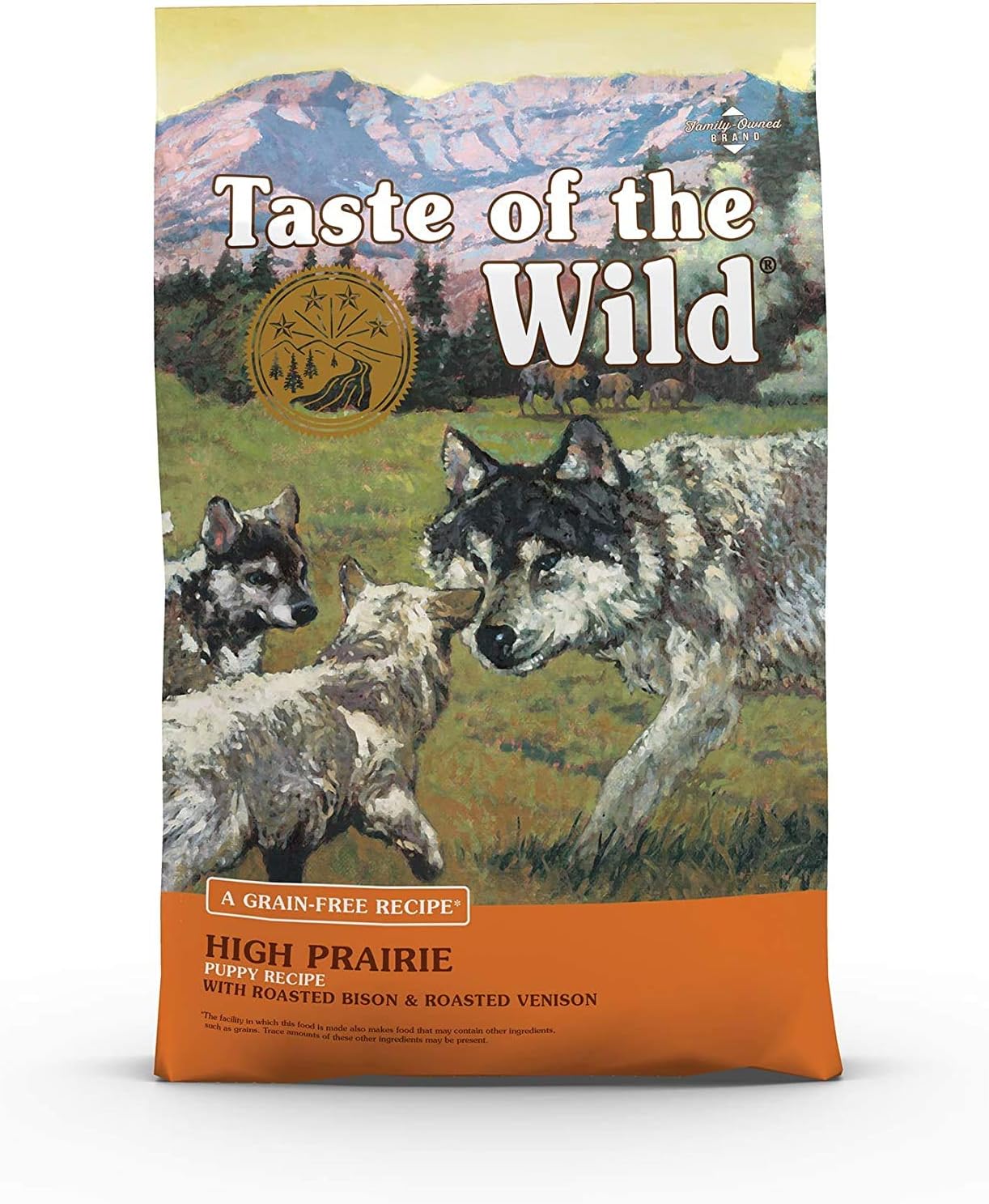 Taste of the Wild High Prairie Puppy with Roasted Venison & Bison 2kg, Venison and Bison, 2 kg (Pack of 1)
