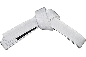 ROX Fit BJJ Belts Brazilian Jiu-Jitsu Belts Durable Lightweight Design Competition White