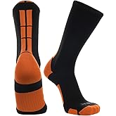 TCK Baseline Crew Athletic Socks for Basketball, Football & Sports – Moisture Wicking & Cushioned