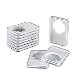 10-Pack Coin Slab Display Holder, Storage Case for