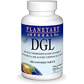 Planetary Herbals DGL Deglycyrrhizinated Licorice, Supports a Healthy Stomach Lining,200 Tablets