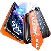 TAURI 2 Pack for iPhone 17e Screen Protector, 1-Step Install | Auto Dust Removal, Full Coverage, Anti-Scratch Bubble-Free, (Ultra HD) Military-Grade 9H+ Tempered Glass for iPhone 17 e