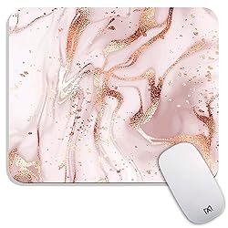 Armanza Square Mouse Pad Rose Gold