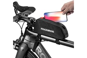 ROCKBROS Top Tube Bike Bag Bicycle Frame Bag Top Tube Aero Bag Bike Storage Bag for MTB Road Bike