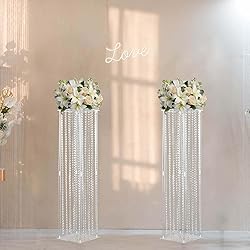 Efavormart 48" Heavy Duty Acrylic Flower Pedestal