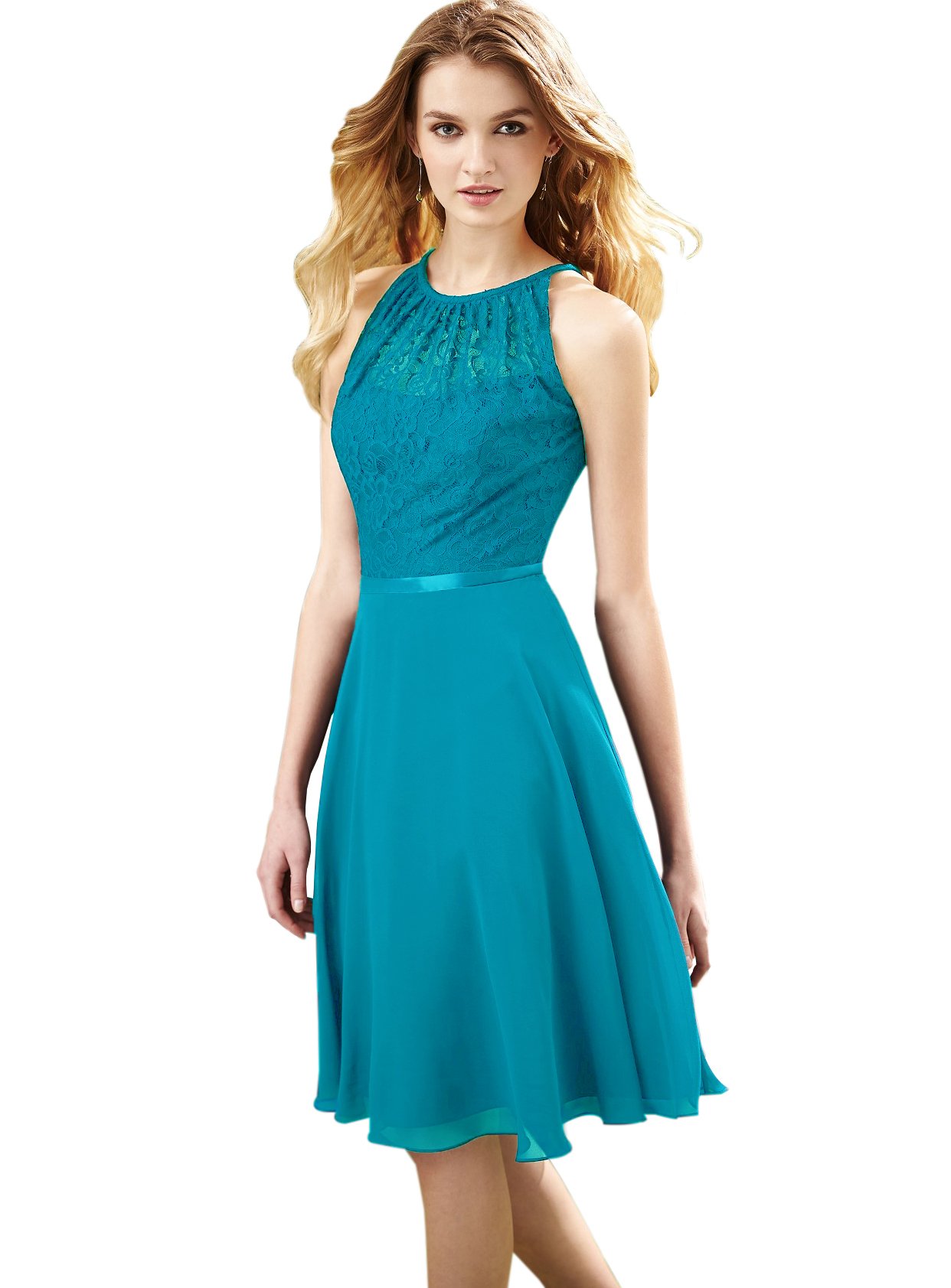 aqua bridesmaid dresses short
