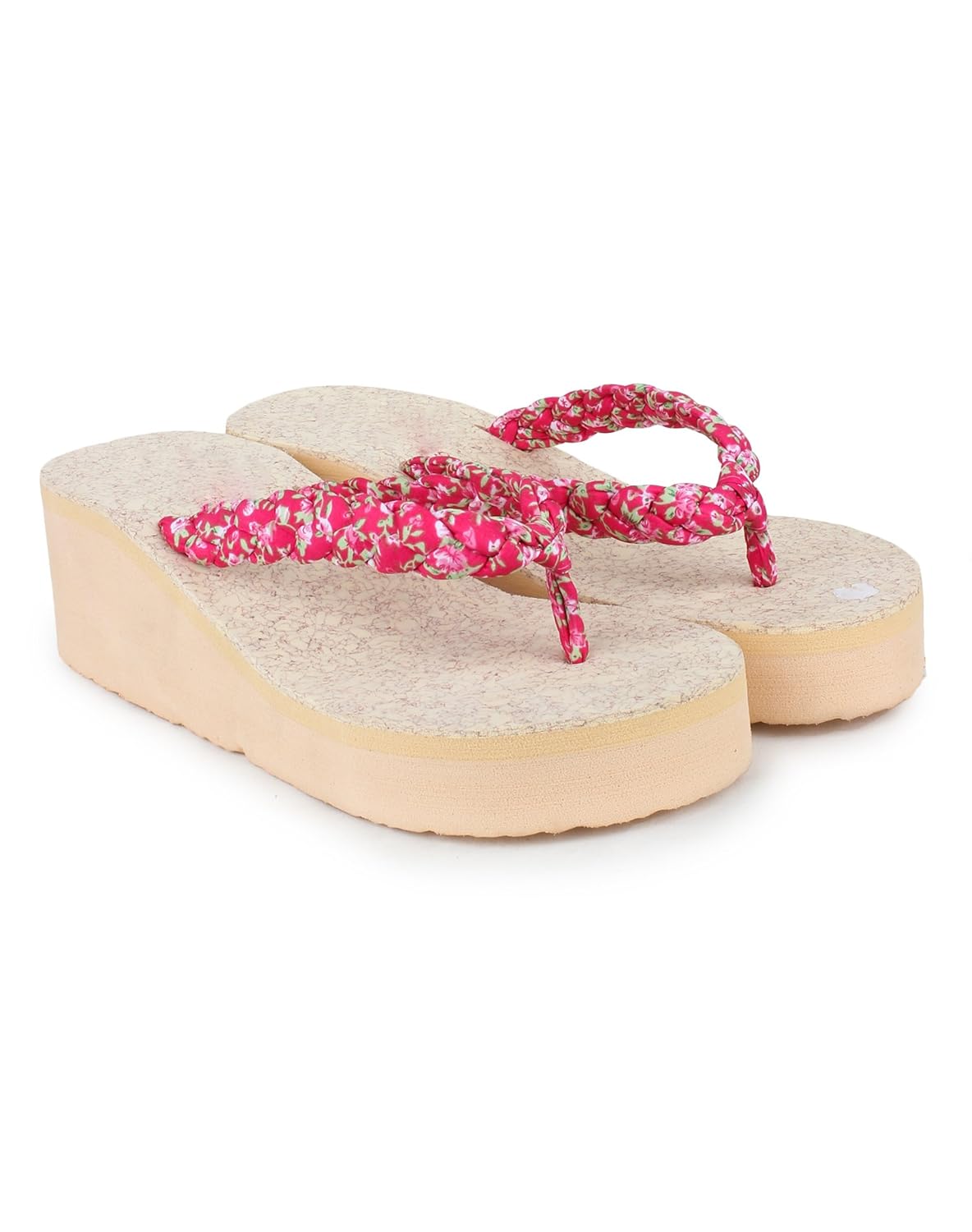 appe women's pink synthetic casual wedges::appe-0045pink