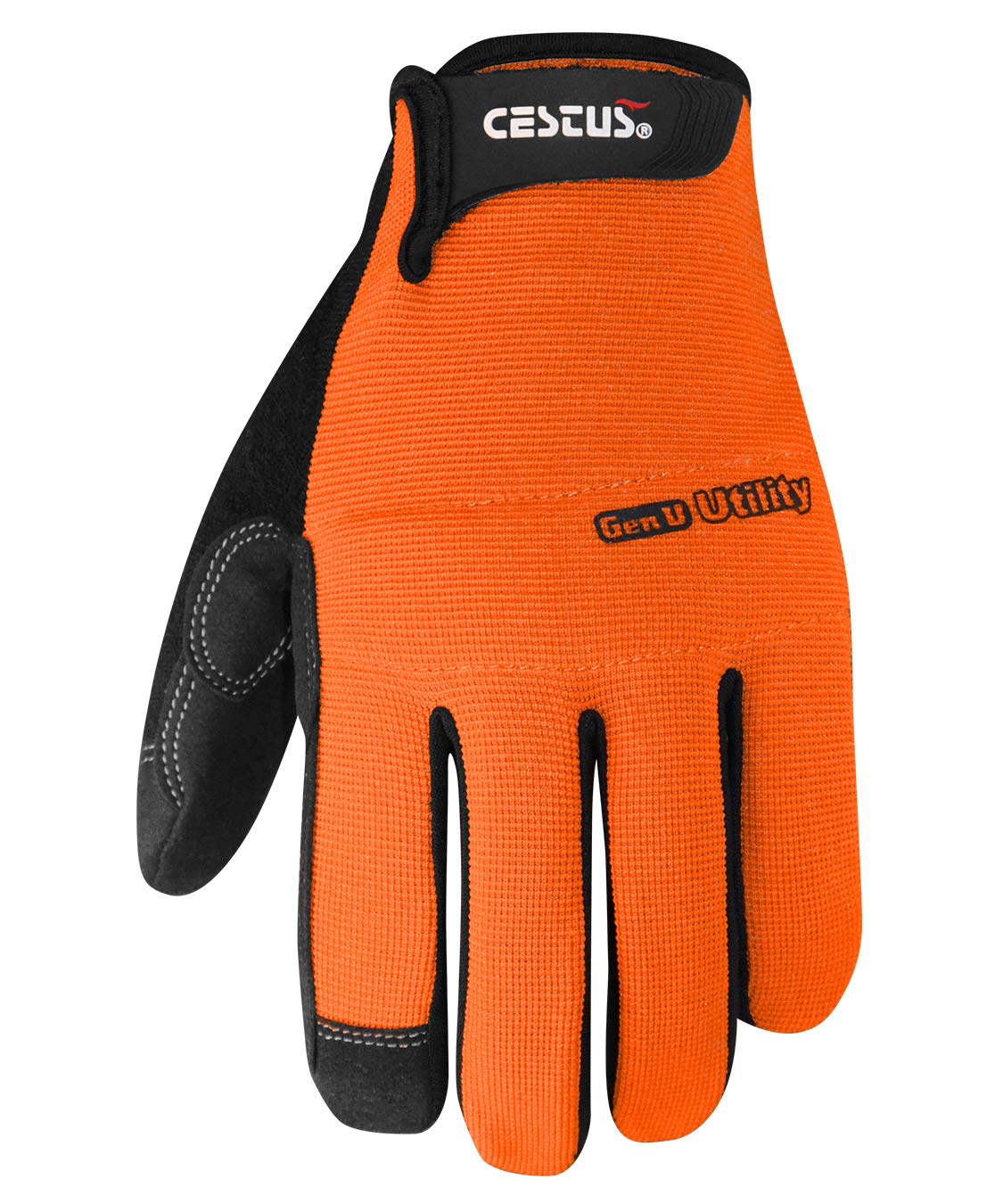 Cestus Gloves GenU 925 Men's Orange 6015 2XL Glove, (Pack of 1 Pair
