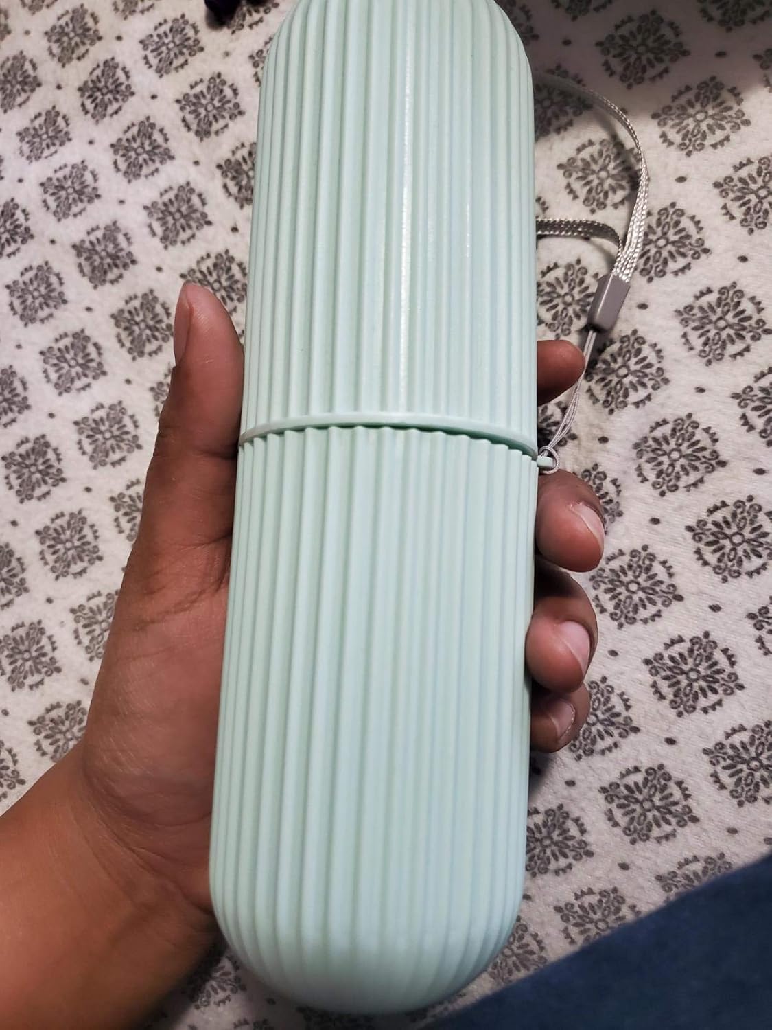 Honbay Portable Plastic Toothbrush Toothpaste Cup Case Box Holder Container for Travel (Green): Beauty