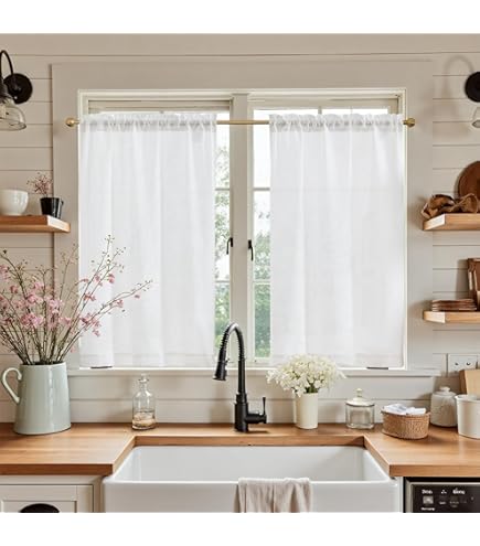 No. 918 Signy Cantonnière De Cuisine Semi-transparente Avec