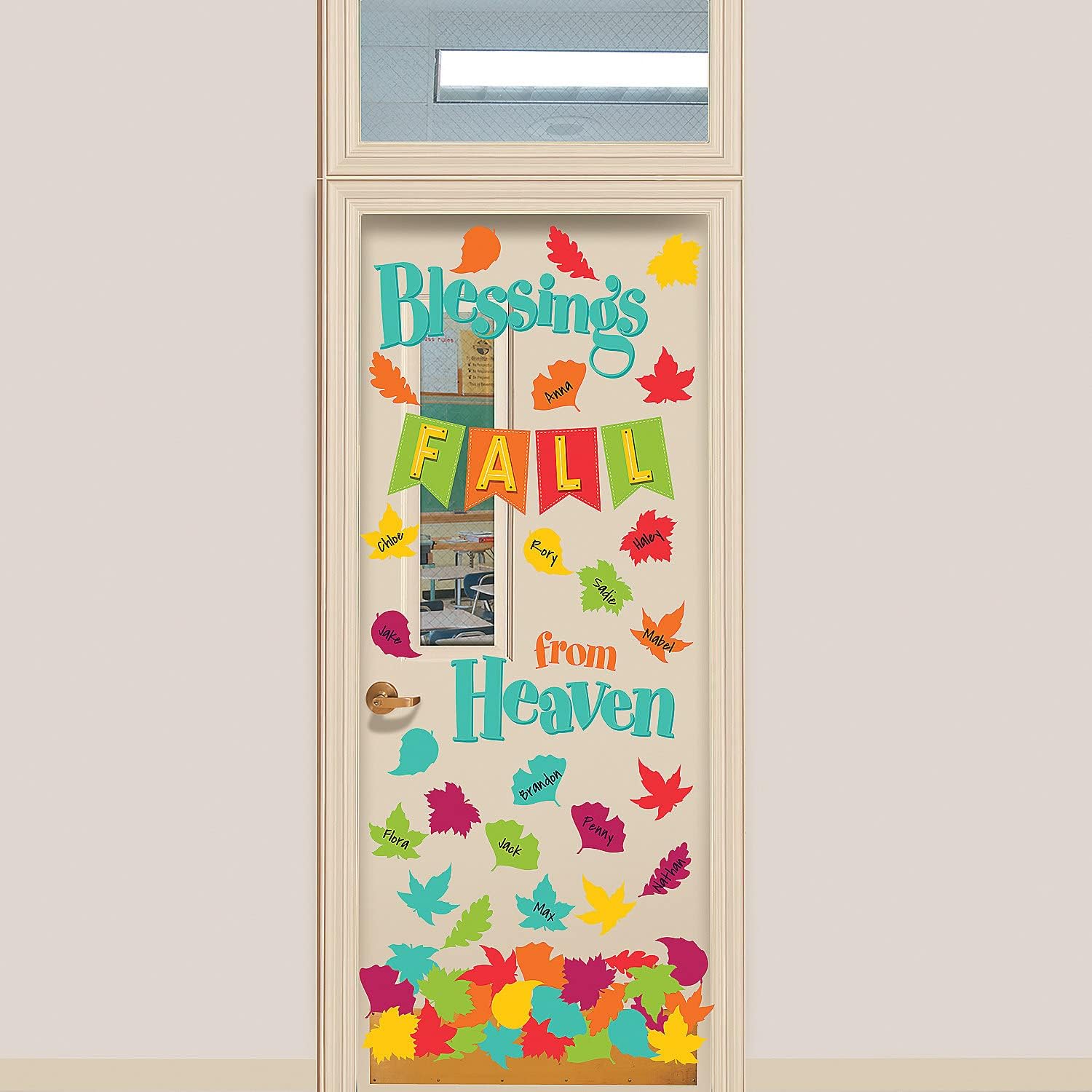 Wreath Hangers - Blessings Fall from Heaven Door Decorating Kit