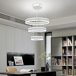 O'NEELDY Modern LED Chandeliers Adjustable Hanging