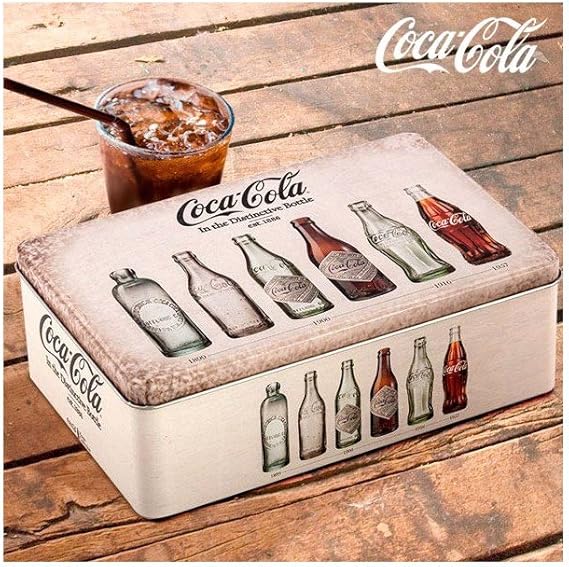 Caja Vintage Metálica Coca-Cola: Amazon.es: Juguetes y juegos