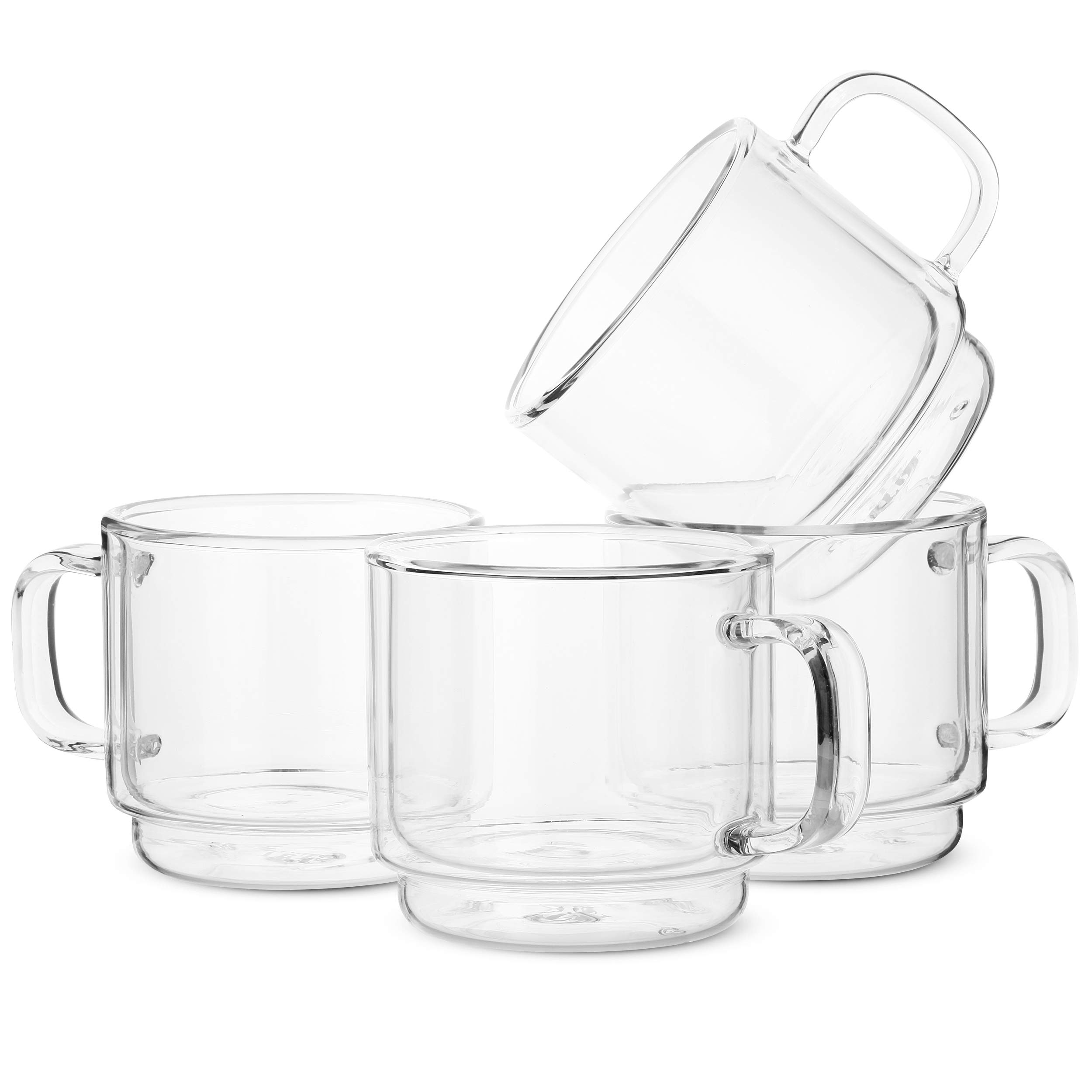 10 oz stemless wine glasses Double Walled Wine Glasses by True - Set of 2