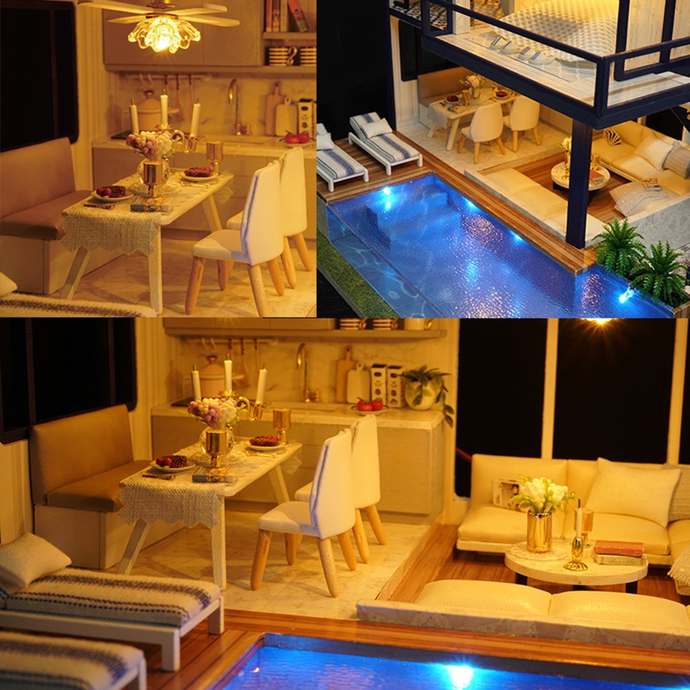 diy miniature dollhouse kit time apartment