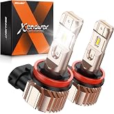 SEALIGHT H11 LED Fog Light Bulbs, 14000LM Strong Penetration H8/H16/H11 LED Fog Lights Upgrade, 1:1 Size 6500K Cool White Fog Lights for Trucks Cars, Pack of 2