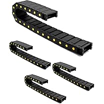 QWORK Plastic Closed Cable Drag Chain Wire Carrier - R55, 1M Long, 25mm - View #7