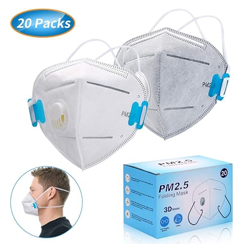 N95 Particulate Respirator Mask, 3D Face Mask with headband, Anti