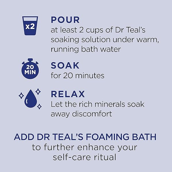 DR TEAL’S EPSOM SALT MAGNESIUM SOAK, FRAGRANCE FREE, 4 LBS