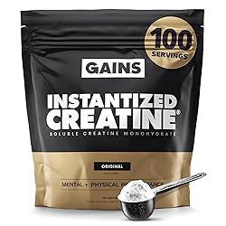 Gains in Bulk Instantized Creatine Monohydrate for