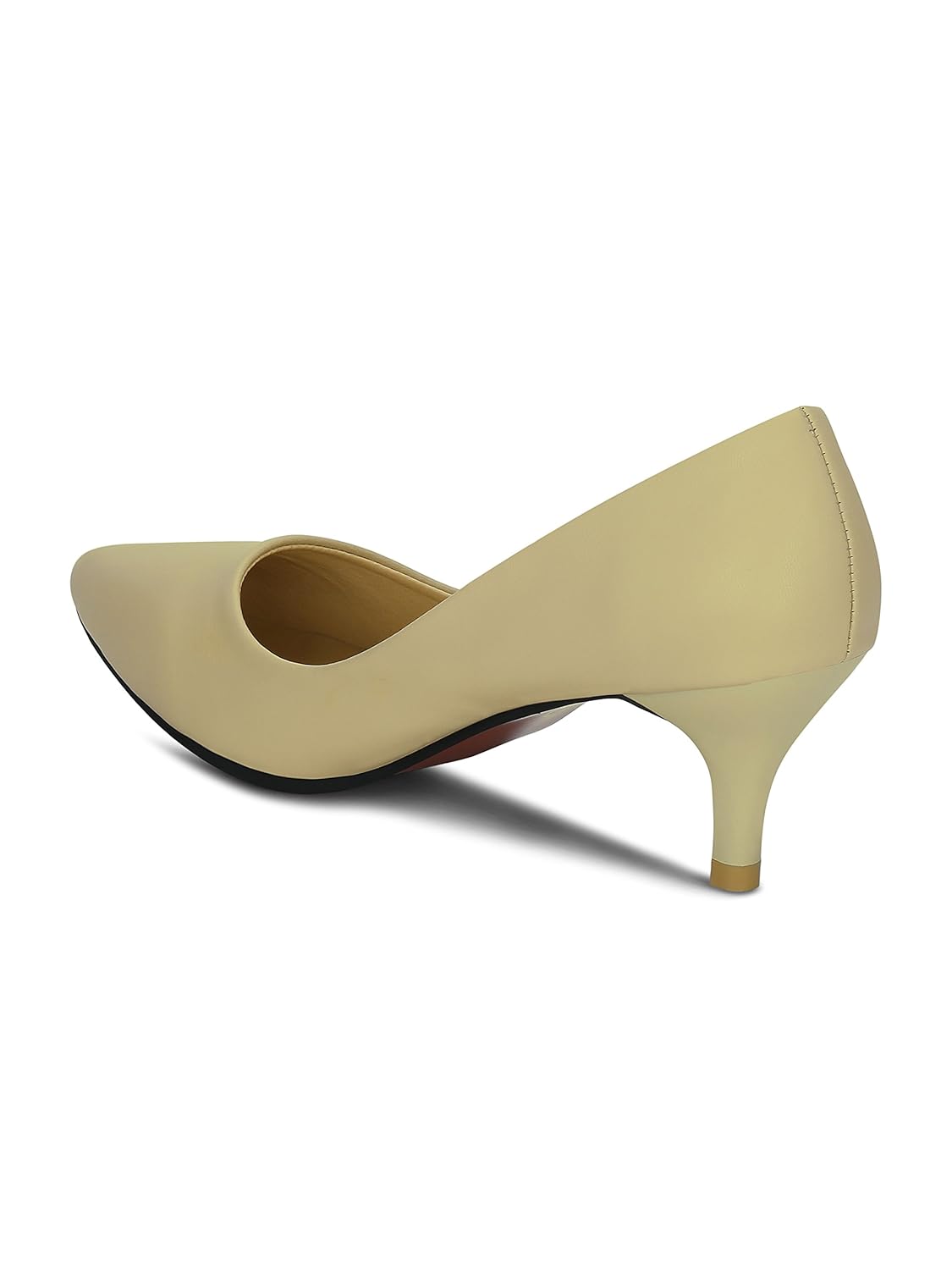 get glamr women's beige pumps (get(get-4368)-4 uk