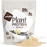 NuGo Plant Protein Powder, Vanilla, 20g Vegan Pea Protein, Low Sugar, Gluten Free, Dairy Free Ingredients, Soy Free, Non-GMO, Plant Based, Kosher, For Smoothies & Shakes, 26 Servings