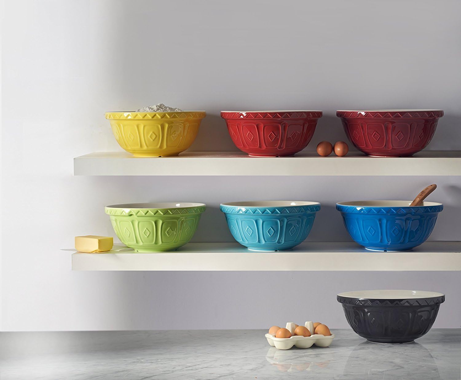 Mason Cash Colour Mix Powder Blue Mixing Bowl, 2.7 Litre - Image 4