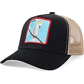 Classic Unisex Various Animal Series Embroidery Farm Adjustable Mesh Snapback Trucker Hat