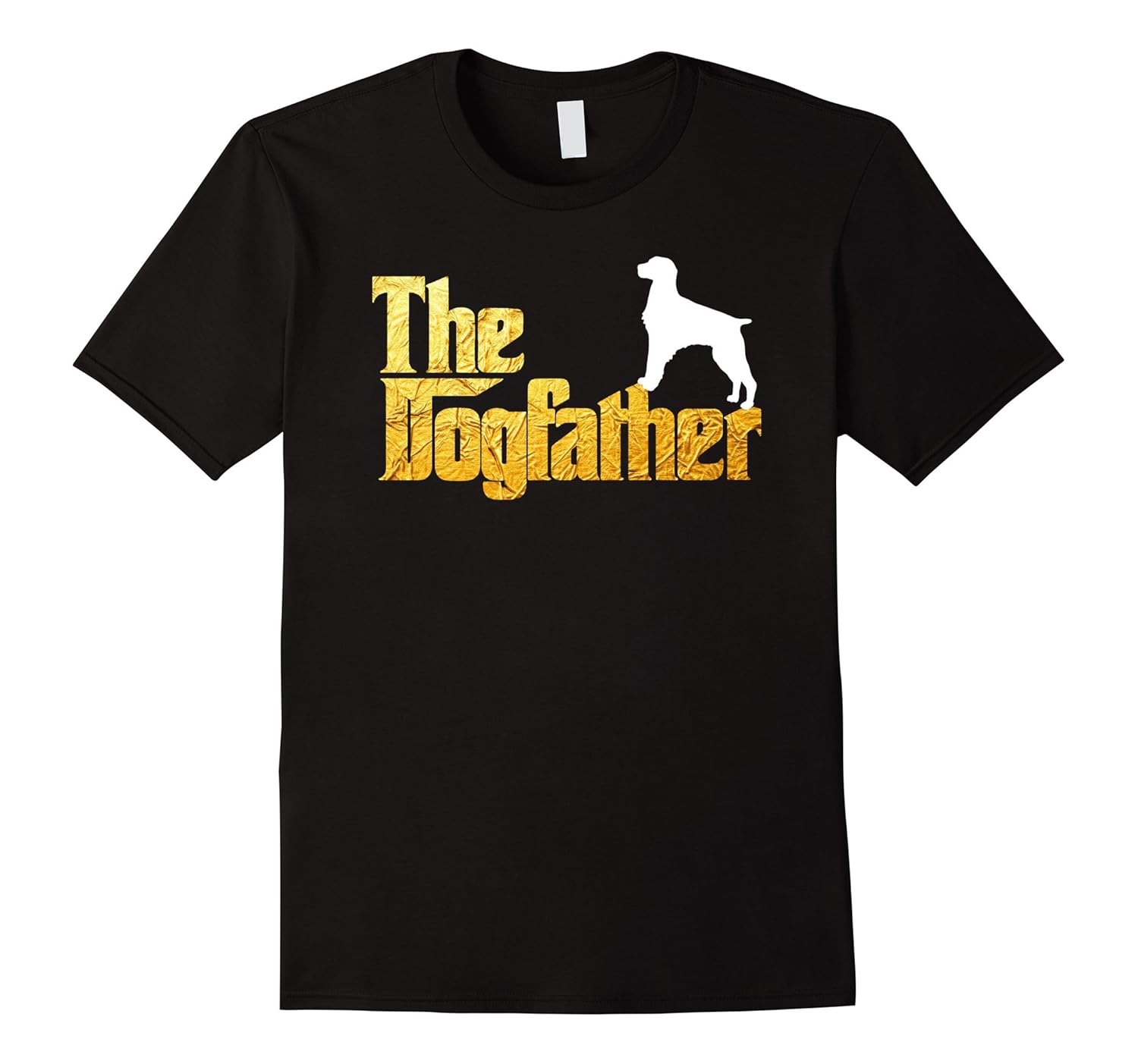 Brittany dog Dogfather T Shirt - Brittany dog shirt-Rose