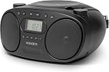 Roberts ZOOMBOXFM AM FM CD Boombox with Bluetooth Black view 3