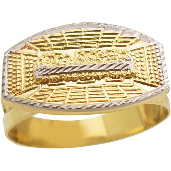 AMZ Jewelry 10K Yellow Gold Last Supper Ring Mens Last Supper Gold