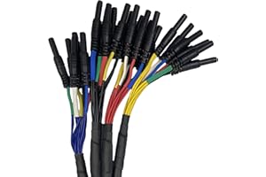 HANTEK HT306 Set 6-Way Breakout Leads for Engine Diagnosis to Obtain the Signals of Sensor With 4 Connectors Sizes 0.6mm, 1.5mm, 2.3mm, and 2.8mm