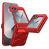Vizvera for Samsung Galaxy Z Flip 6 Case with Hinge