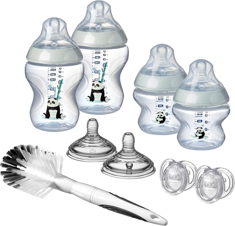 Tommee Tippee Closer to Nature Newborn Bottle Starter Kit Pip the Panda
