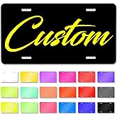 Custom Front License Plate, Personalized License Plate for Front of Car with Image Logo Text, Customized Front License Plate Designs, Custom Vanity Plate, Custom Auto Car Tags (6
