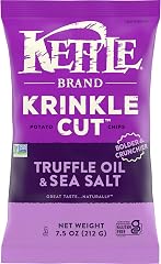 Kettle Brand Krinkle Cut Truffle Oil & Sea Salt Potato Chips, 7.5 Oz