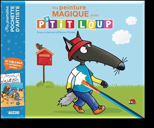 Download Ma peinture magique avec P'tit Loup : Avec 10 tableaux et 1 pinceau en bois PDF