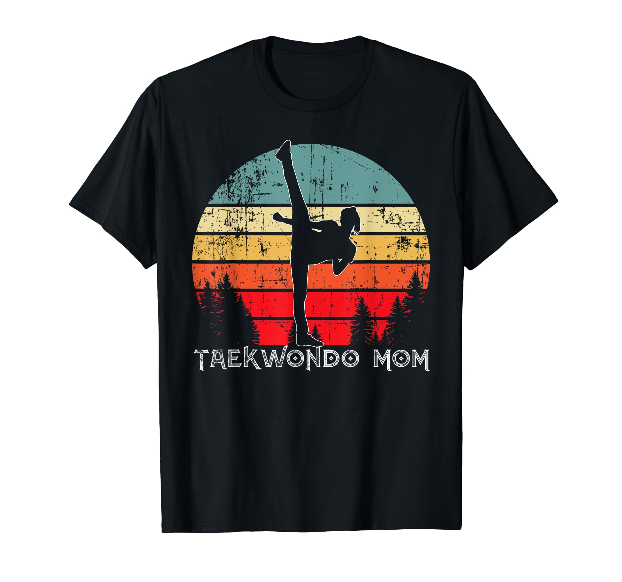 Taekwondo Mom Female Daughter T-Shirt