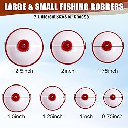 Fishing Folats Bulk Hard ABS Bobbers Snap-on Floats