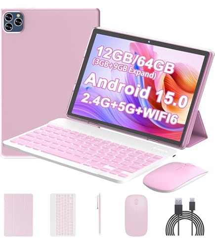 Amazon.com : 10 inch Android 14 Tablet with Keyboard, 2 in 1