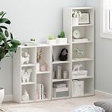 Furinno LUDER 3-Cube Book Shelf White 30.5 W x 80 H x 23.6 D cm view 9
