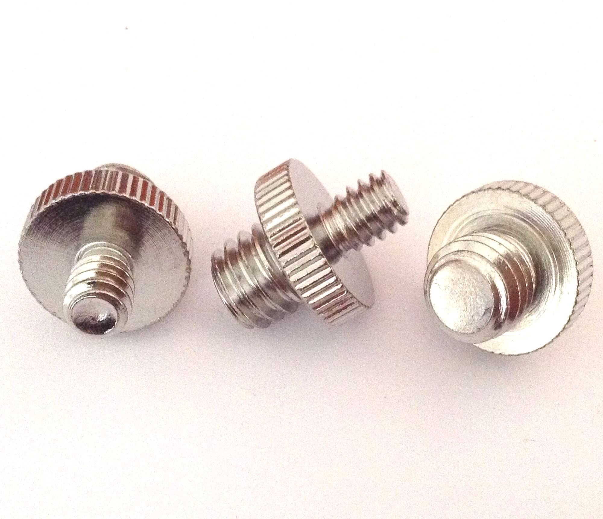 New 3x Aluminum Alloy 2cm Length Camera Thread-ed Tripod Screws Connect-ion Adapter 1/4 To 3/8 Stand-ard Monopod Flash Light Mount-ing Converter Photograph Accessories Parts