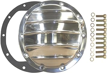 Amazon Com Pirate Mfg Polished Aluminum Chevy Gm 10 Bolt Differential Cover For 8 5 Inch Ring Gear Automotive