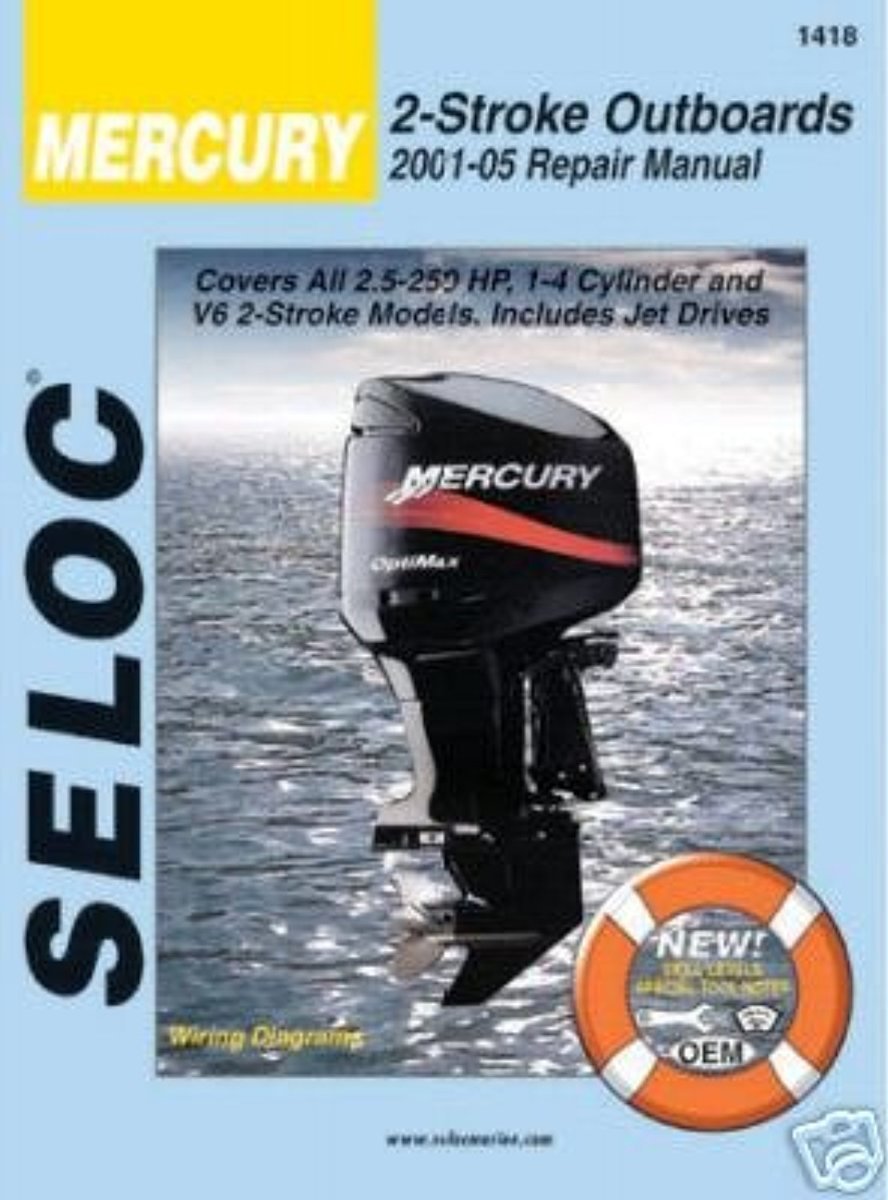 Amazon.com: Mercury Engine Repair and Maintenance Manual, All 2 Stroke  Engines, 2001 to 2009: Manufacturer: Electronics