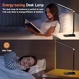 One Fire LED Desk Lamp 15 Modes 500 Lumen Dimmable USB Office Lamp view 6