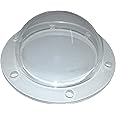 SUPREMETECH Acrylic Dome/Plastic Hemisphere - Clear - 2" Diameter, 3/8" Flange with Pre-Drilled Holes