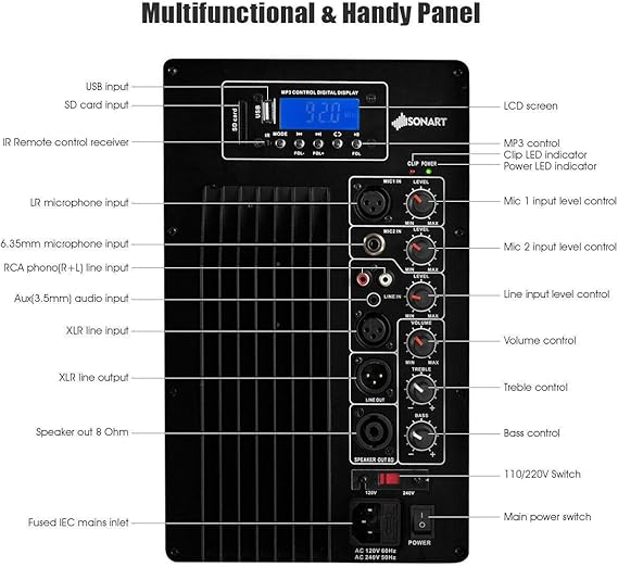 sonart powered speaker