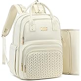 Diaper Bag Backpack - Large Multi functional, Boys, Girls & Baby Travel Essentials Tote with Changing Pad, Insulated Pockets, Stroller Straps, Waterproof - Baby Backpack for Mom & Maternity (Beige)
