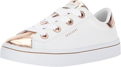 skechers rose gold trainers