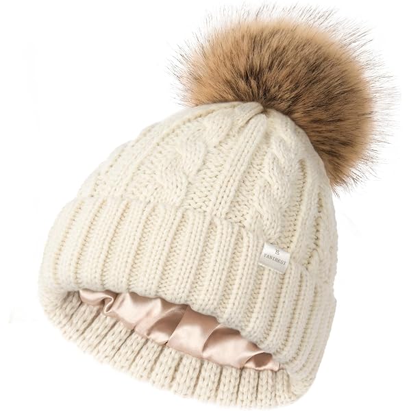 Premium Thermal Dual Layer Diamond Knit Winter Beanie Hat w  display picture 3